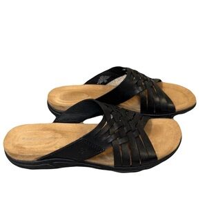 Easy Spirit Comfort Sandals Black Size 9.5